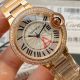 Swiss quartz - TW Cartier Ballon Bleu Medium 33 Rose Gold Double-row Diamond Watch (2)_th.jpg